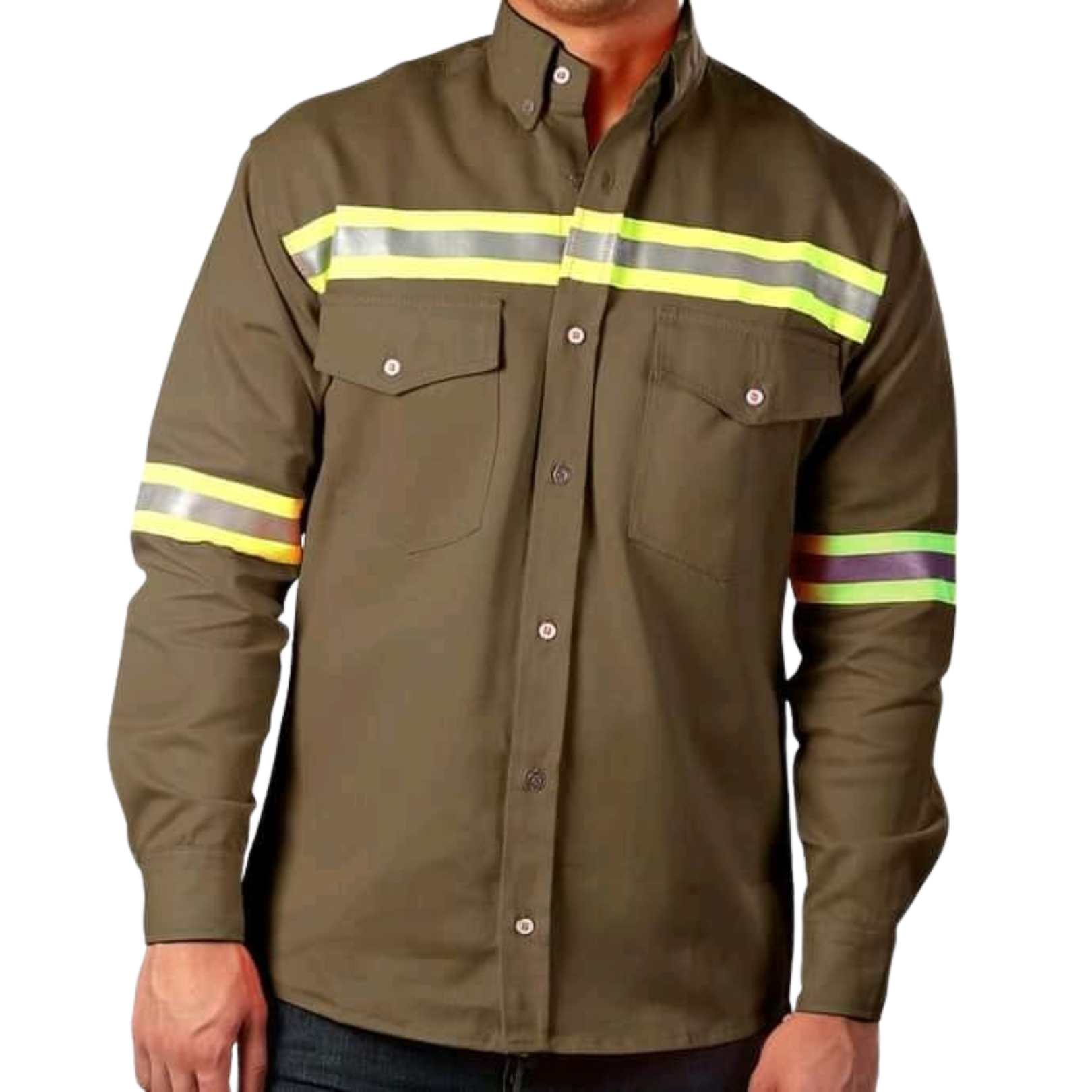 HiVis Reflective Drill Shirt